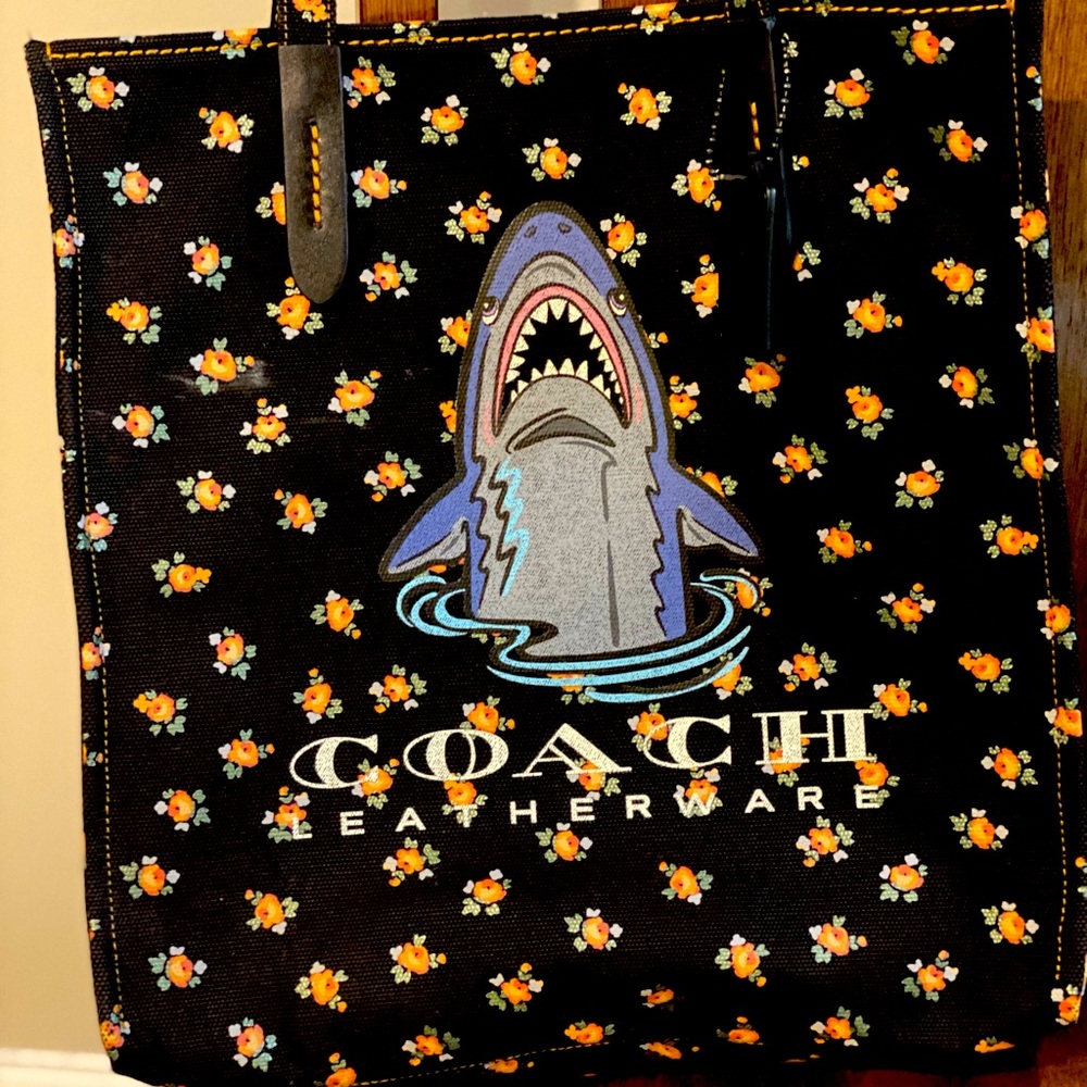 Coach “sharkie” tote